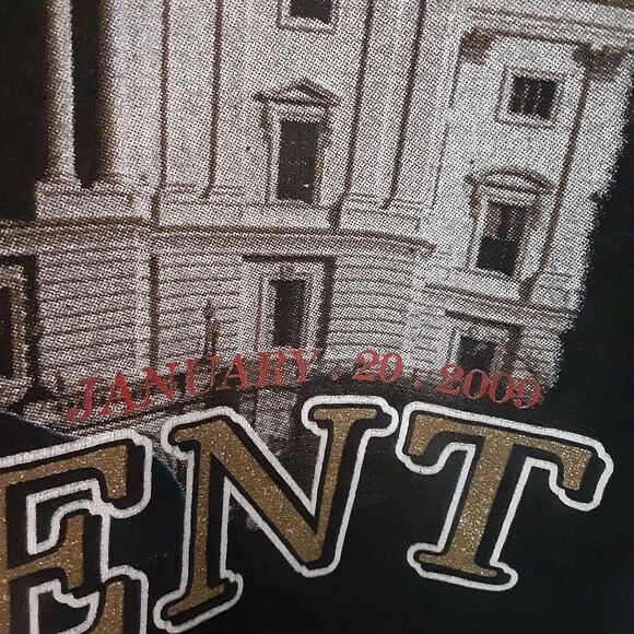 Barack Obama Presidential Inauguration T-Shirt Black L Large 44TH PRESIDENT 2009 - Picture 3 of 10